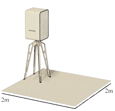 platzbedarf levi- fotobox mirrorbox von selfietime.at